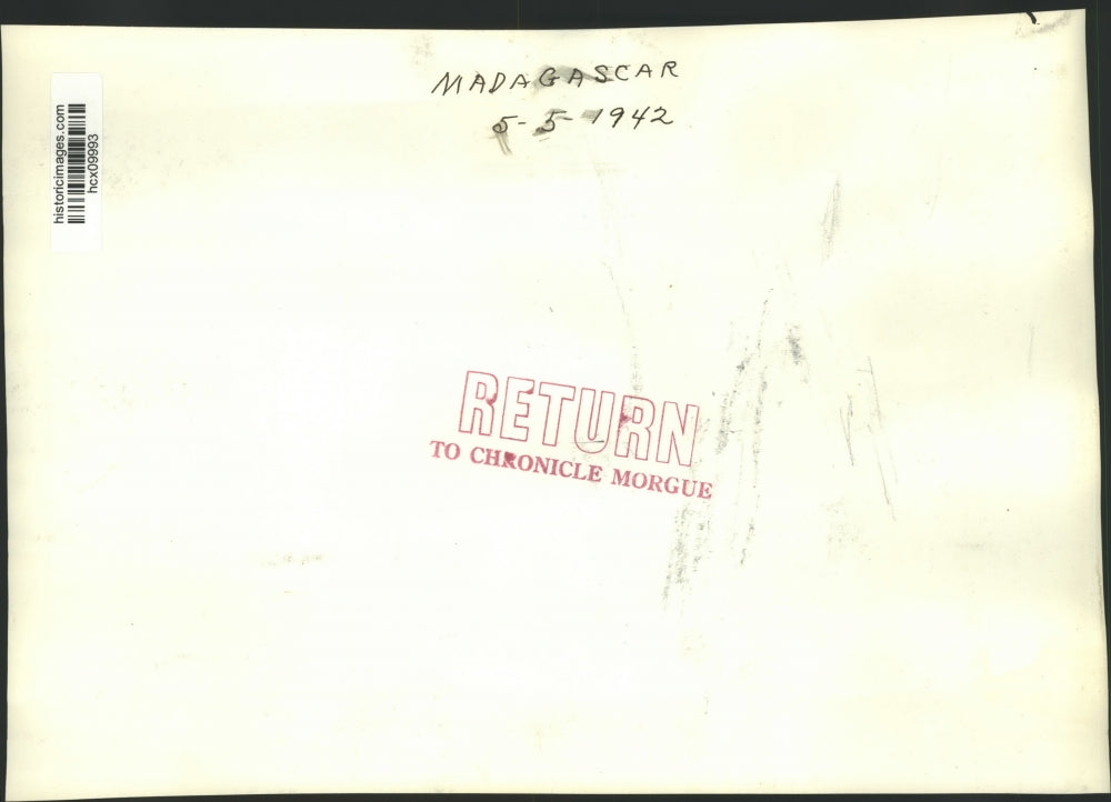 1942 Press Photo View of Tananarive The Capital City of French Island Madagascar