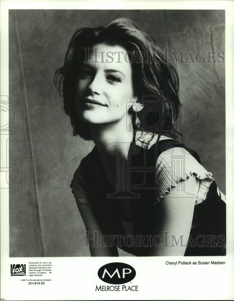 1994 Press Photo Cheryl Pollack as Susan Madsen in "Melrose Place" - hcx10372