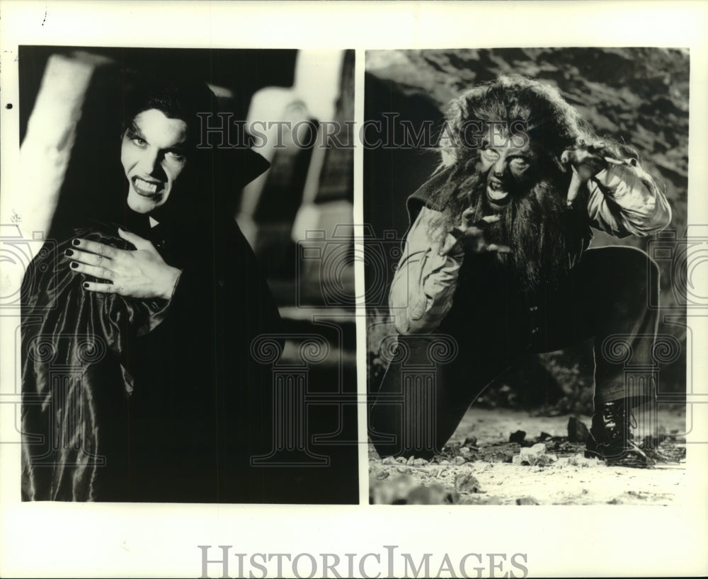 1994 Press Photo Witches, werewolves &amp; vampires in a NBC&#39;s special documentary- Historic Images