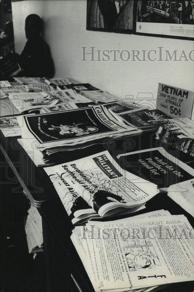 1970 Press Photo Fatigue Presss Anti War Newspaper for sale at The Oleo Strut- Historic Images