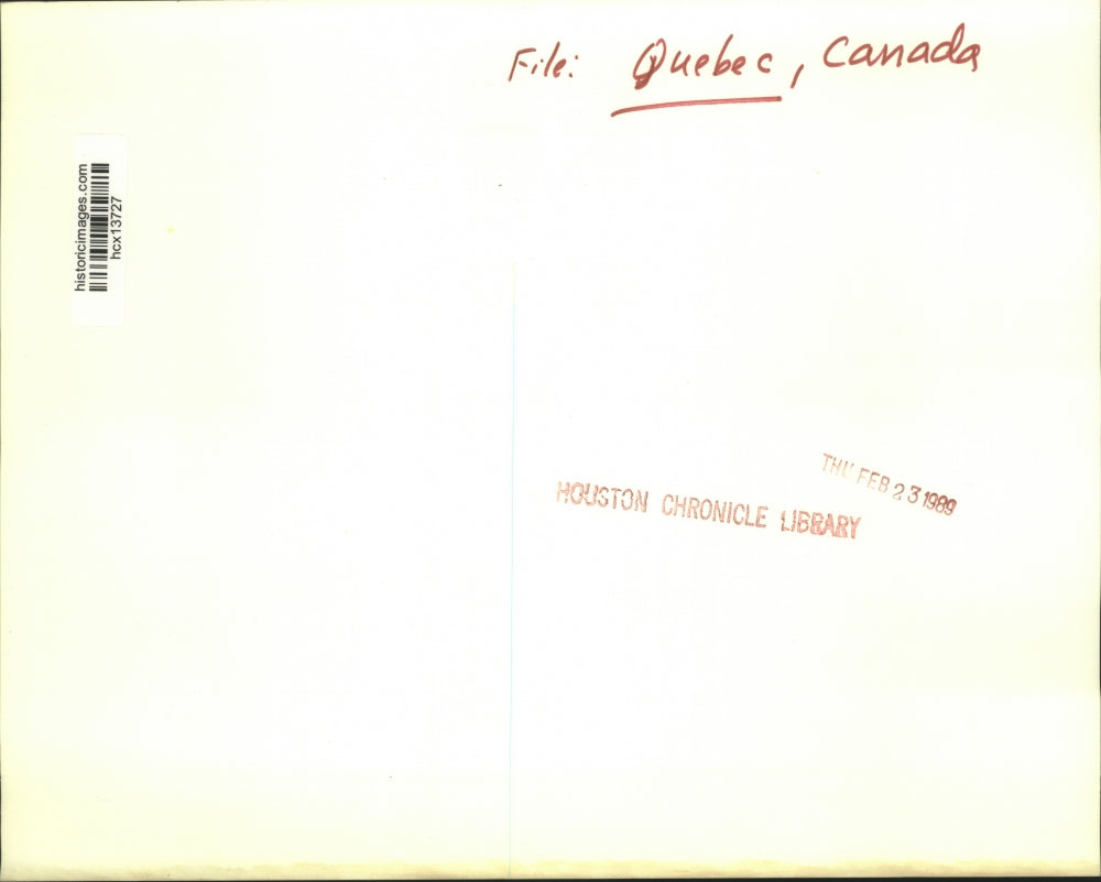 1989 Press Photo Annie Bearskin Preferred Home Before Relocation in Quebec