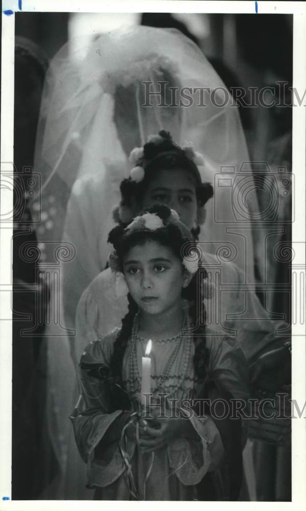 1992 Press Photo Egyptian Festival, St. Mark Coptic Orthodox Church, Houston