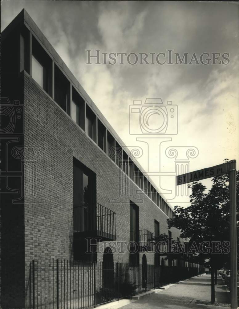 1966 Press Photo Town Houses in revitalized Philadelphia - hcx17415