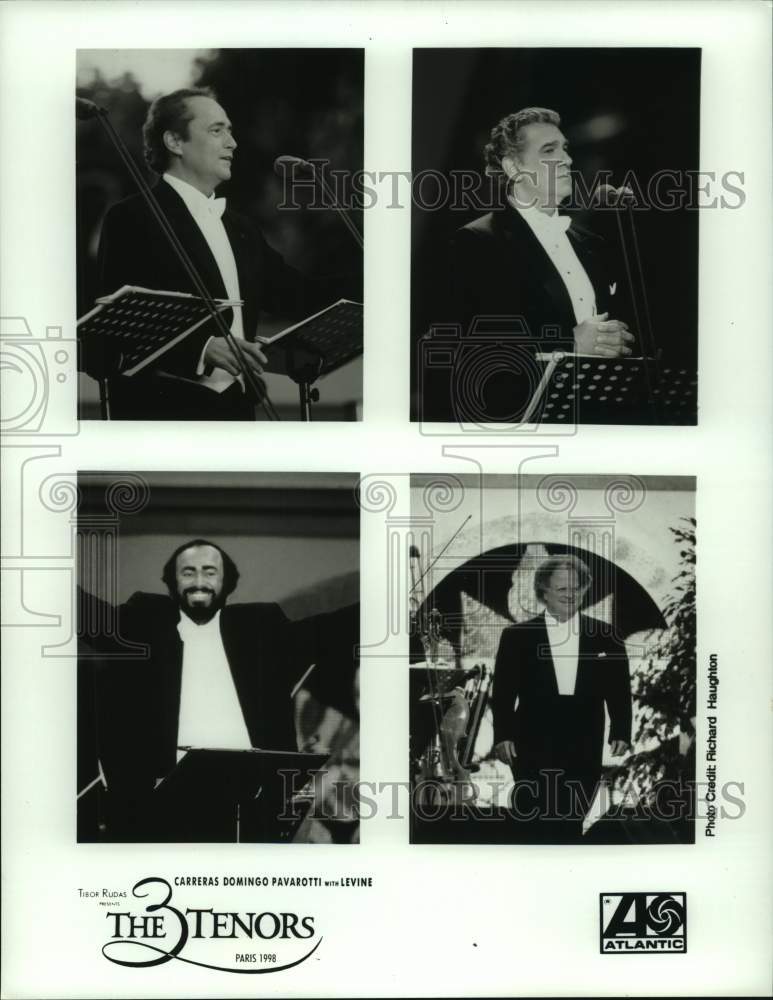 1998 Press Photo The Three Tenors perform - hcx20315