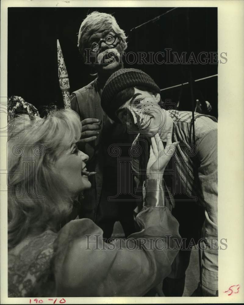 1972 Press Photo Scene from "Pinocchio" at Studio 7 - hcx20579- Historic Images