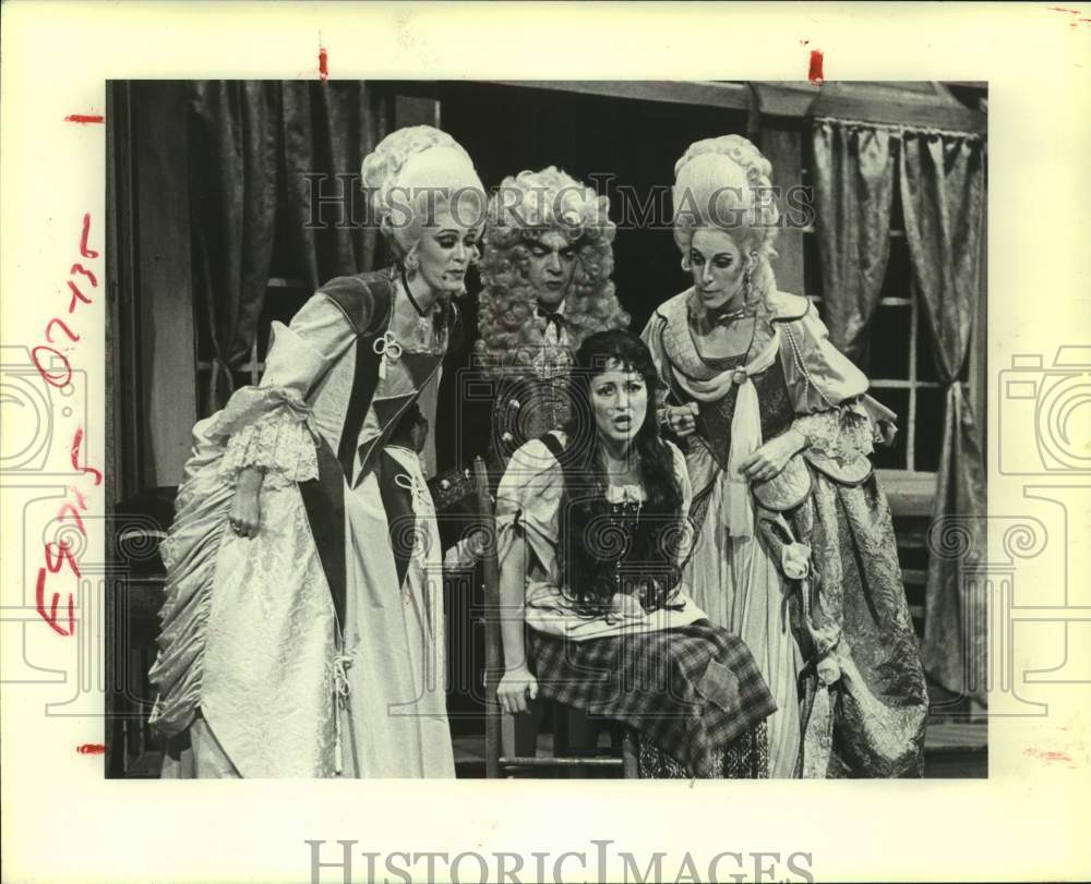 1980 Press Photo Scene from the production of Cinderella at Texas Opera Theater- Historic Images