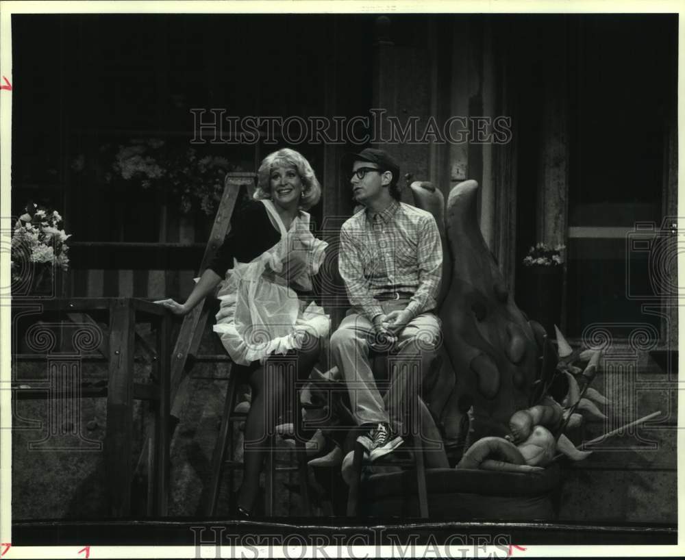 1991 Press Photo Theater Under the Stars production of Little Shop of Horrors- Historic Images