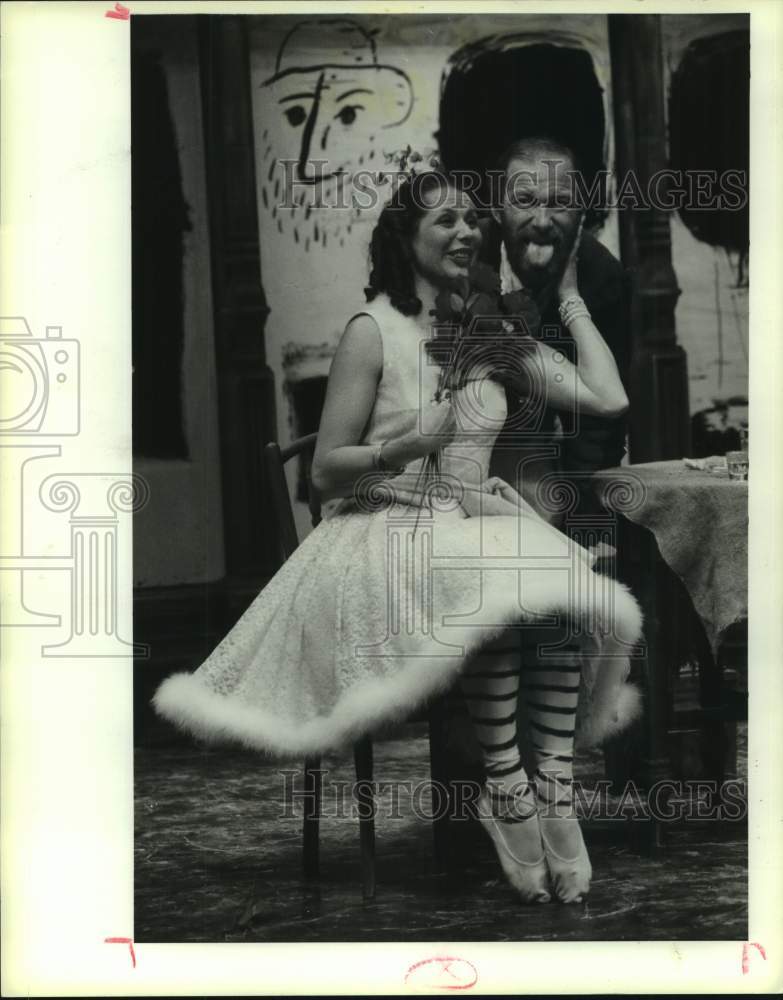 1988 Press Photo Scene from "Pirosmani, Pirosmani" at Alley Theater, Houston- Historic Images