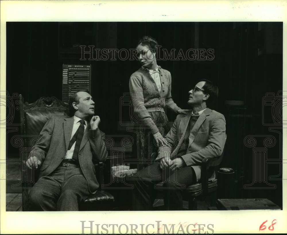 1995 Press Photo Cast from Quartermaine's Terms-Nina Vance Alley Theater-Houston- Historic Images