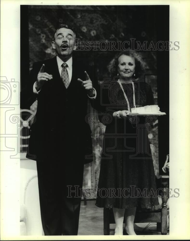 1986 Press Photo "How The Other Half Loves" at Alley Theater in Houston