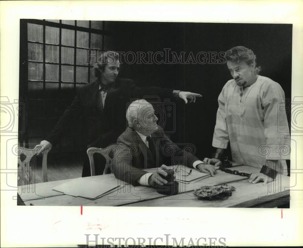 1989 Press Photo Scene from "Measure for Measure" at the Alley in Houston- Historic Images