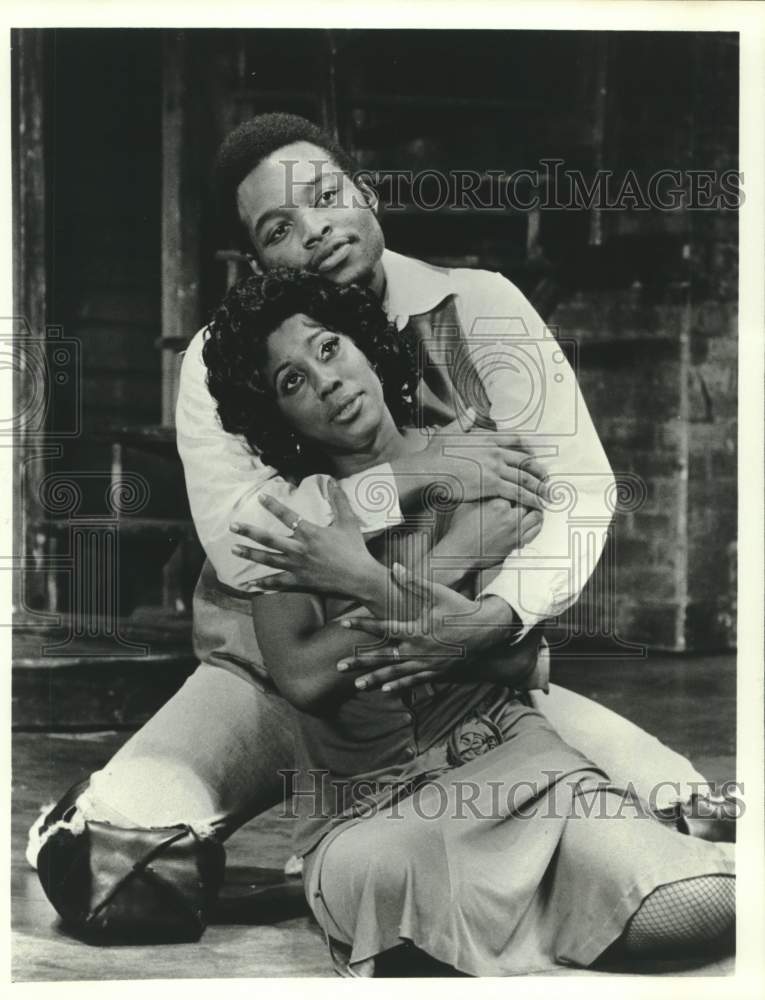 1978 Press Photo Houston Grand Opera's "Porgy and Bess" singing duet from Act I- Historic Images