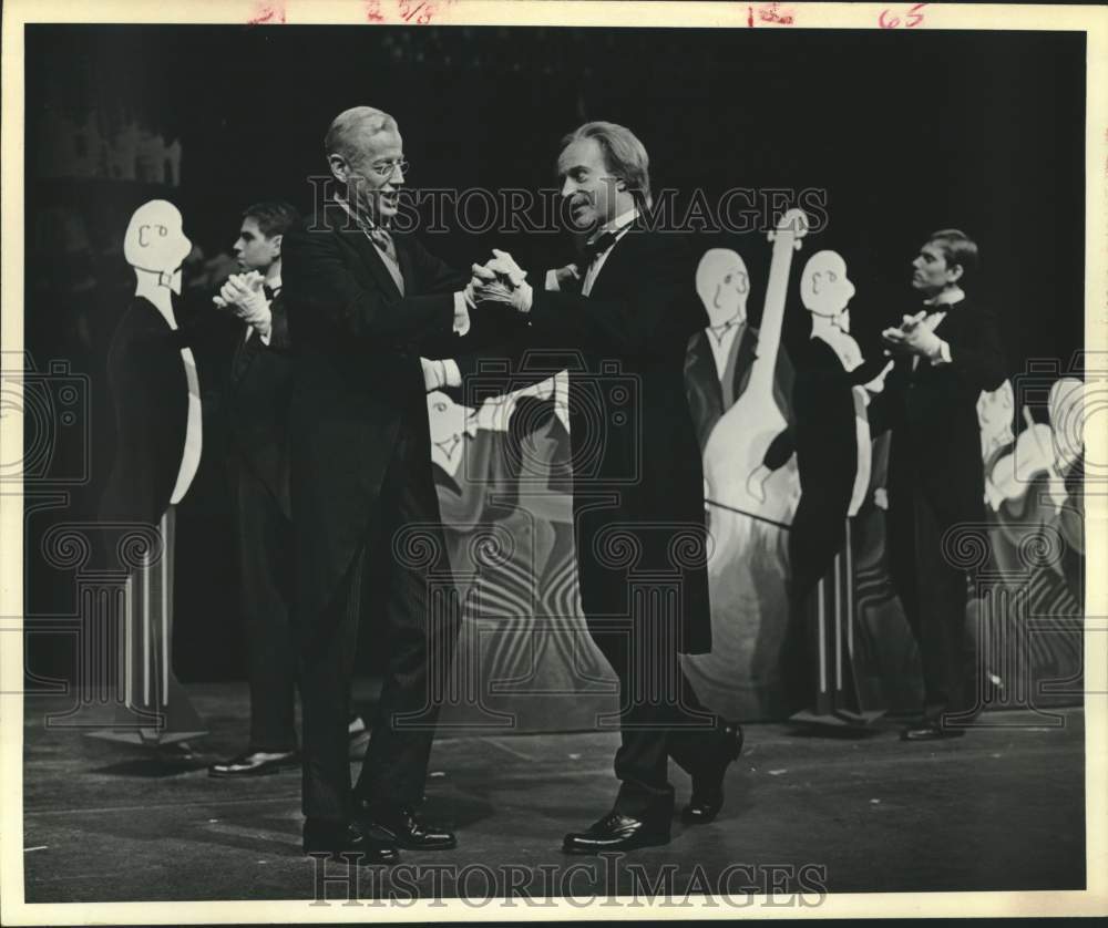 1974 Press Photo Scene from Alley Theater's Production of "Wilson," Houston, TX