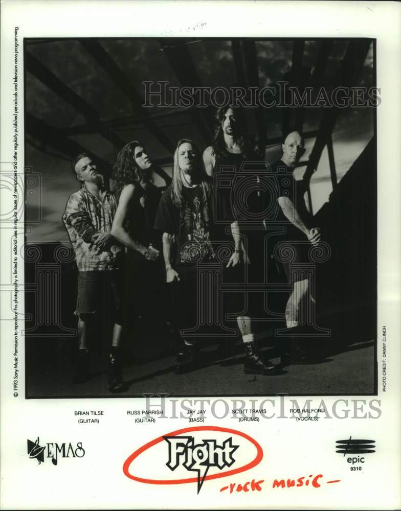 1994 Press Photo Members of the Rock Music Group "Fight" - hcx36023- Historic Images