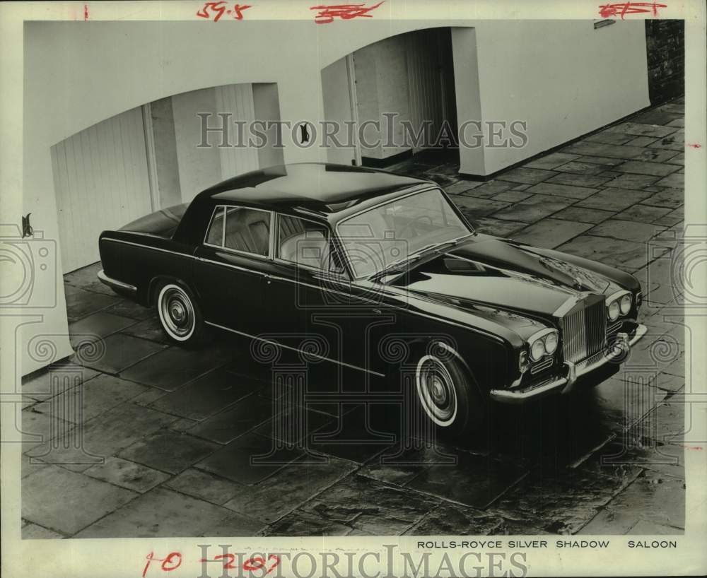 1966 Press Photo The Silver Shadow, Rolls-Royce's Newest Automobile Design- Historic Images
