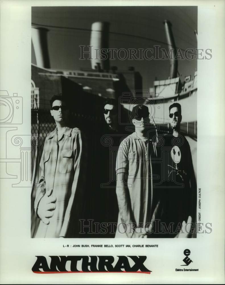 1996 Press Photo Rock band Anthrax - hcx39998- Historic Images