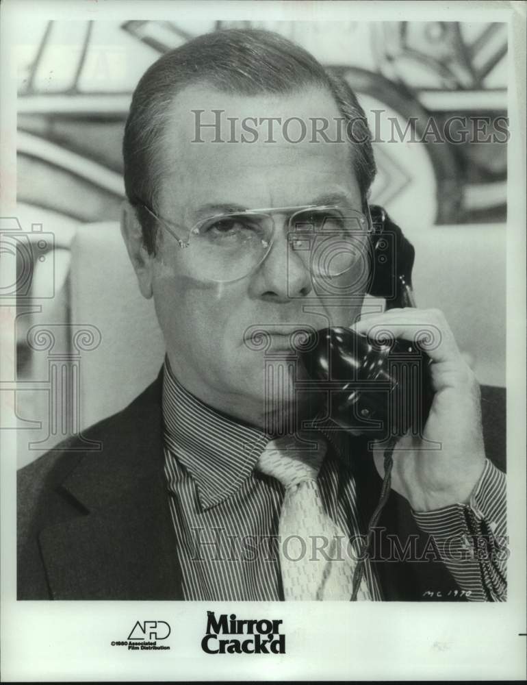 1981 Press Photo Actor Tony Curtis in Promotion of &quot;Mirror Crack&#39;d&quot; - hcx40264- Historic Images