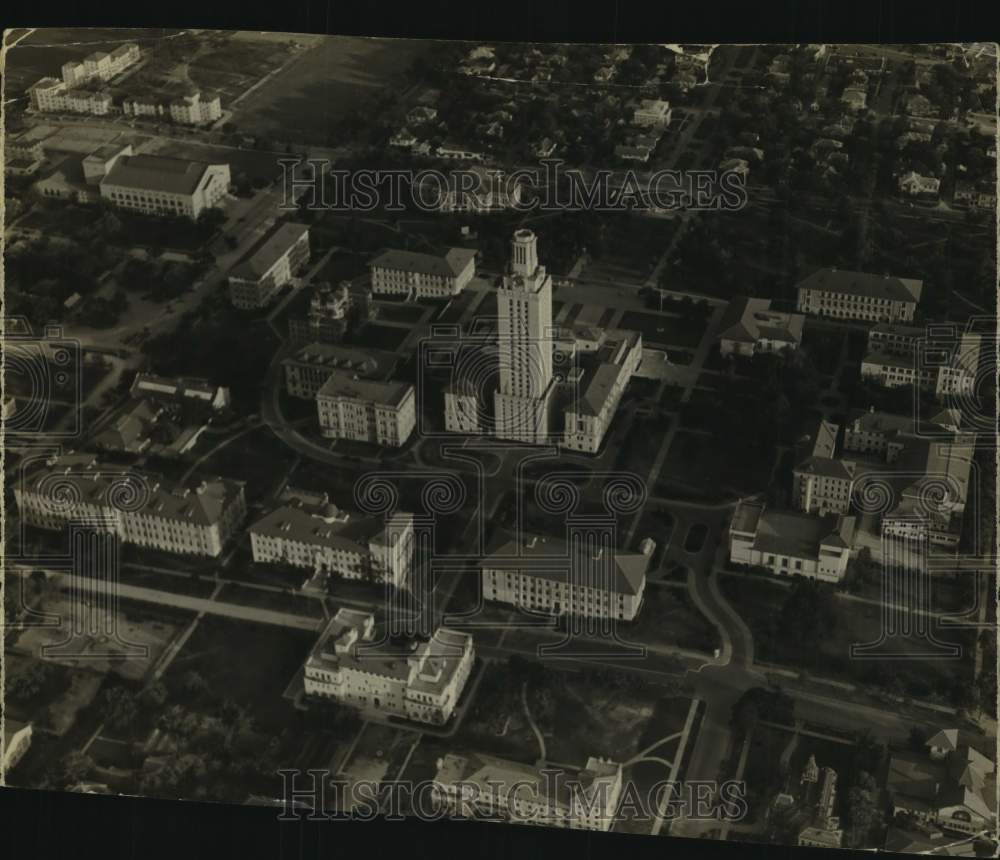 1939 Press Photo University of Texas campus - Aerial view - hcx42676- Historic Images