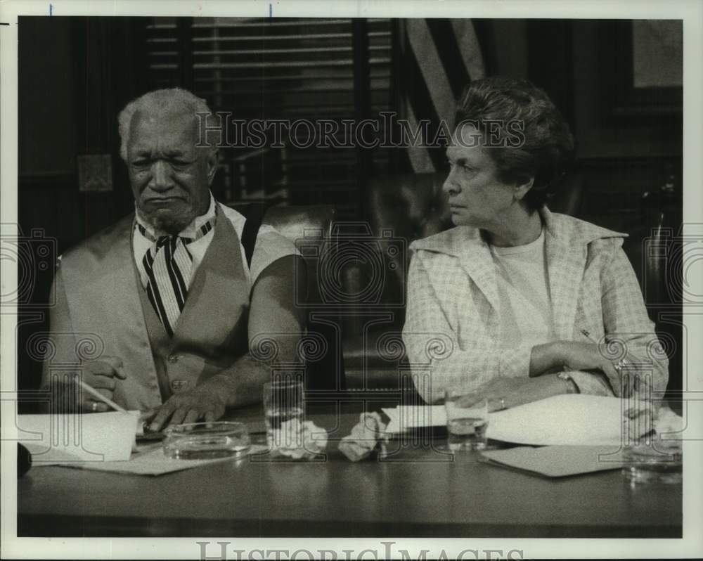 1979 Press Photo Redd Foxx in &quot;Sanford and Son&quot; episode &quot;The Committeeman&quot;- Historic Images