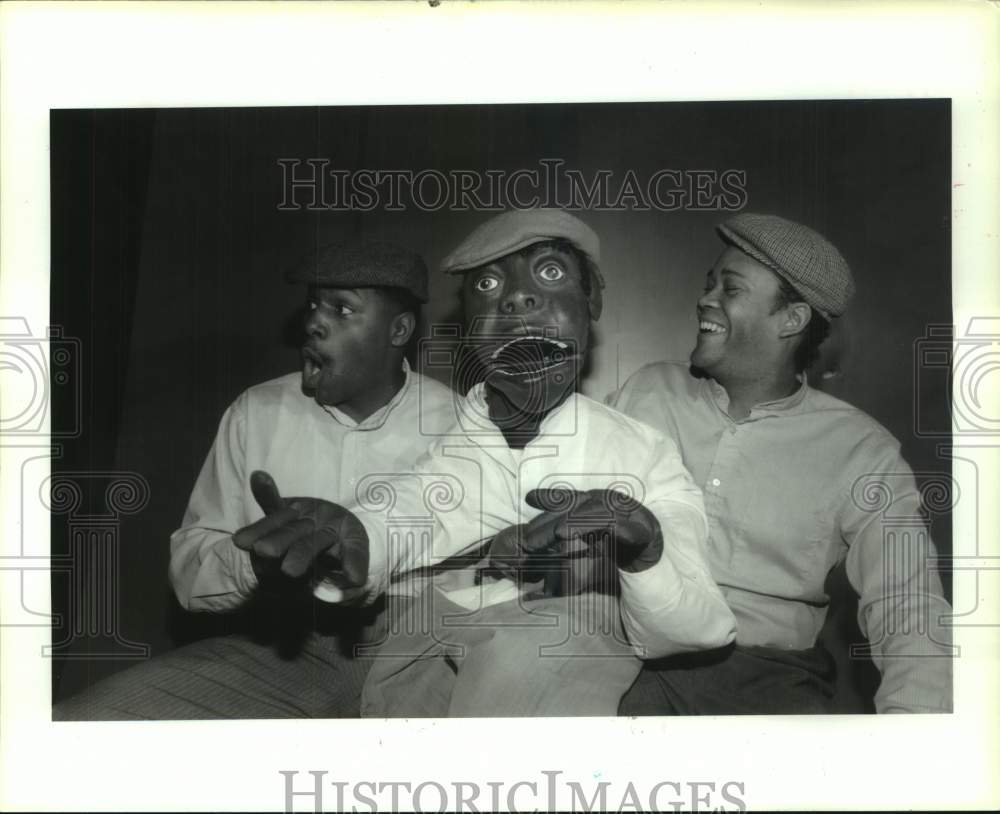 1993 Press Photo &quot;Spunk&quot; with Steve Williams &amp; Kirk Dautrive; Houston&#39;s Ensemble- Historic Images