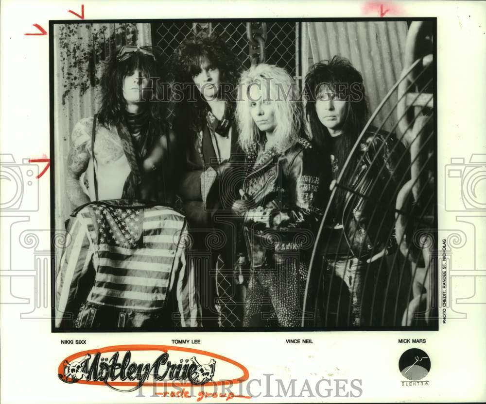 1989 Press Photo Members of the music group &quot;Motley CrueÃ¢â‚¬Â - hcx44347- Historic Images