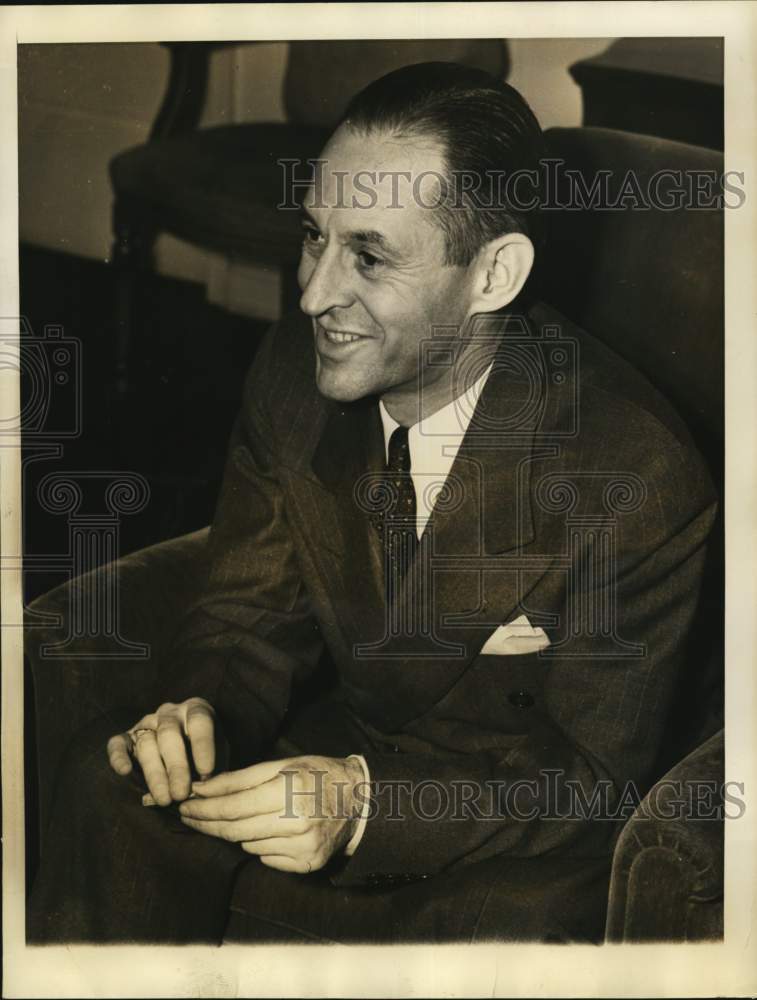 1937 Press Photo Marriner Eccles, chairman, Federal Reserve Board of Governors- Historic Images