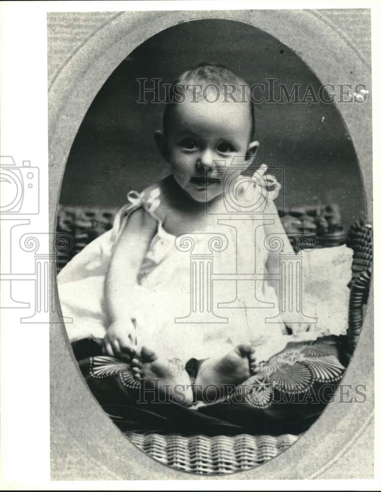 1907 Press Photo Howard Hunter born in Boise, Idaho - future Mormon leader- Historic Images