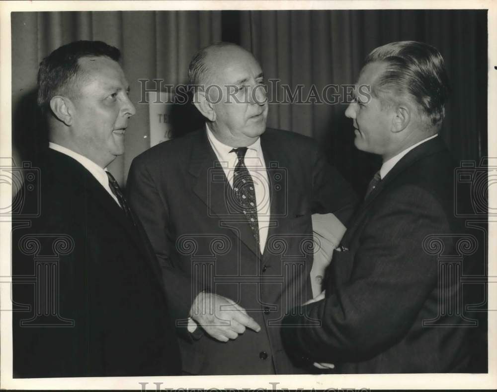 1960 Press Photo Richard Russell, Georgia Senator in Meeting - hcx50416- Historic Images