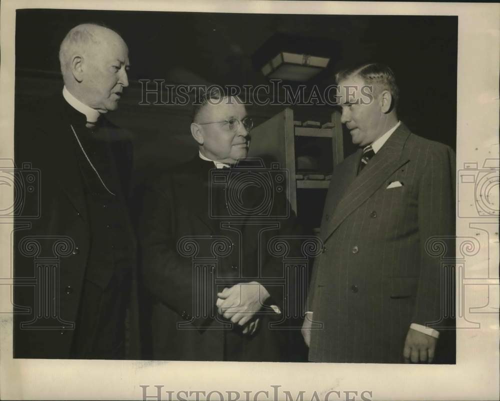 1948 Press Photo Members of the Houston Serra Club at event, Rice Hotel, Texas- Historic Images