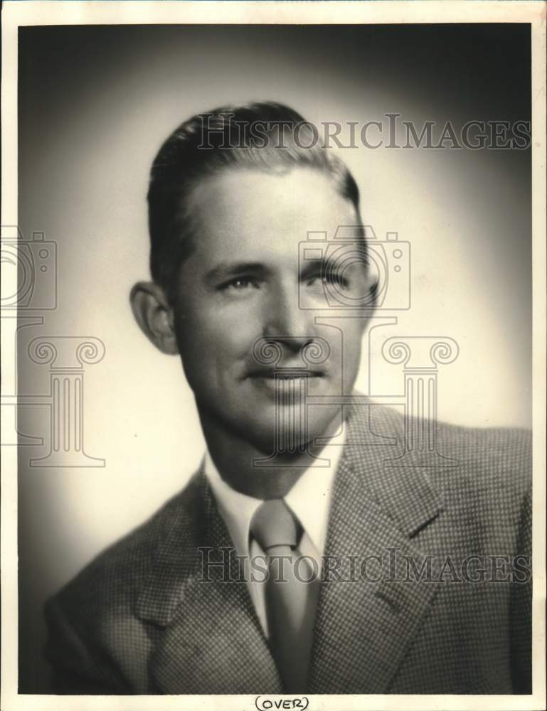 1954 Press Photo George Pierce, Texas Jr. Chamber Outstanding Youngmen award- Historic Images