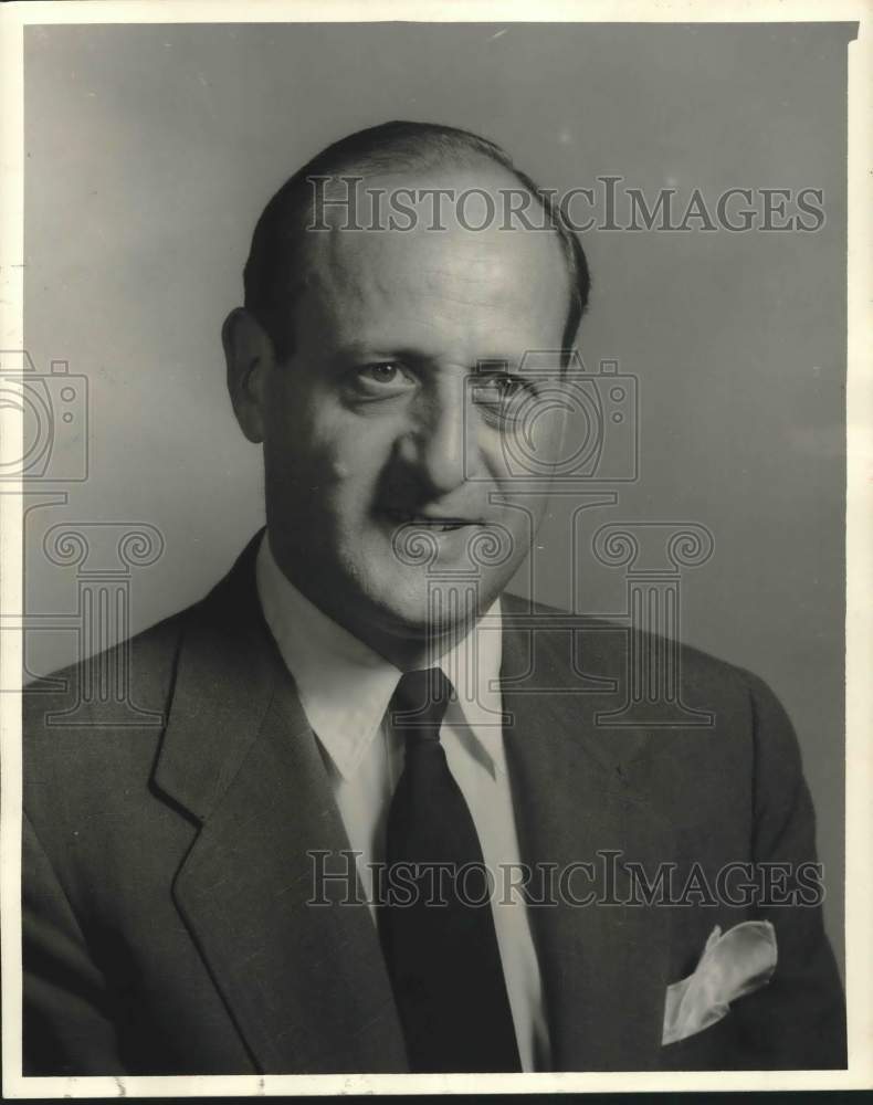 1955 Press Photo Pierce Pelen, French Consul - hcx50954- Historic Images