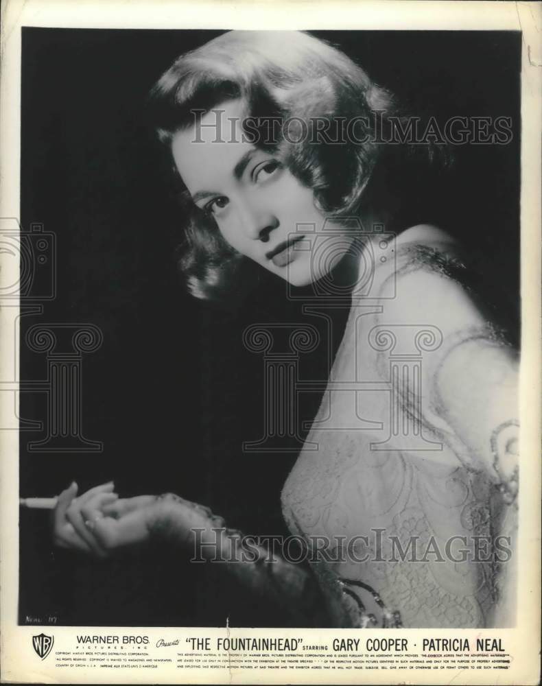 1967 Press Photo Patricia Neal stars in "The Fountainhead" - hcx51405- Historic Images