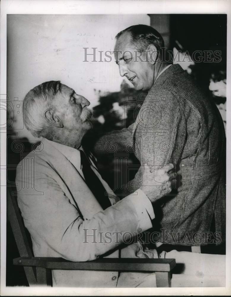 1936 Press Photo Senator Richard Russell of Georgia and his father - hcx52109- Historic Images