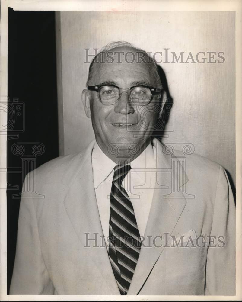 1955 Press Photo Former Port Commissioner J. Virgil Scott. - hcx52228- Historic Images