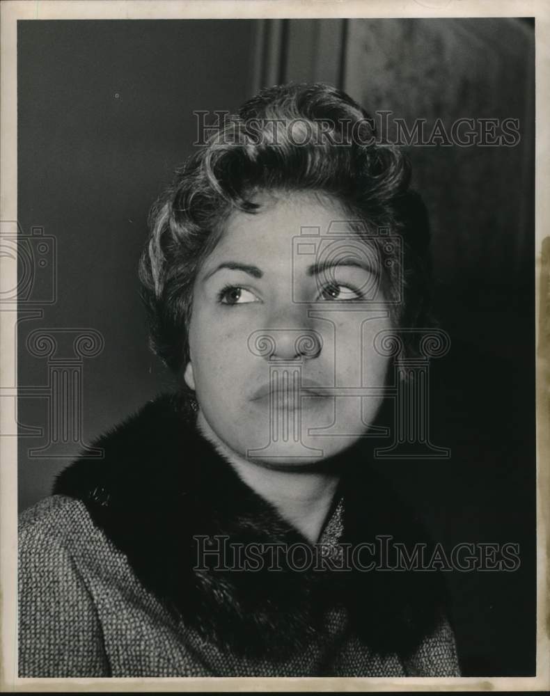 1959 Press Photo Willie Mae Stuart questioned at police station. - hcx52279- Historic Images