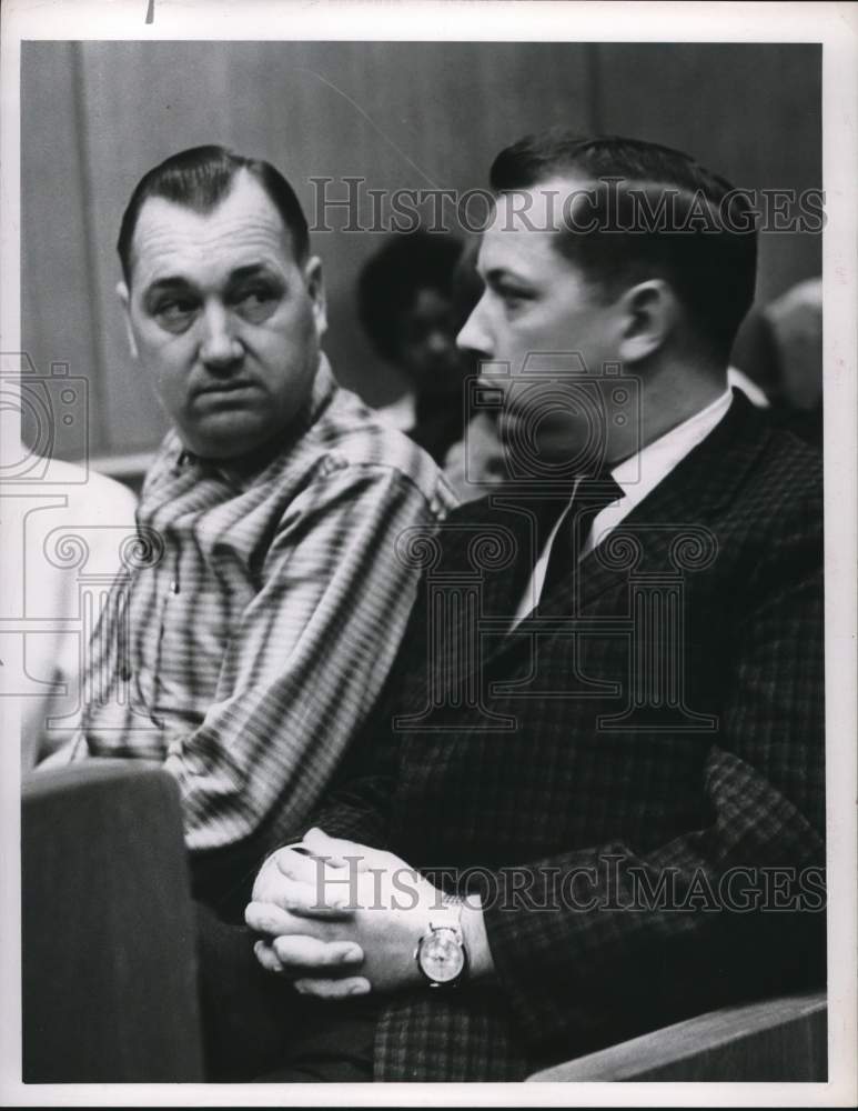 1960 Press Photo Frank Sheffield and Joseph Selby, Jr. shown talking - hcx52281- Historic Images