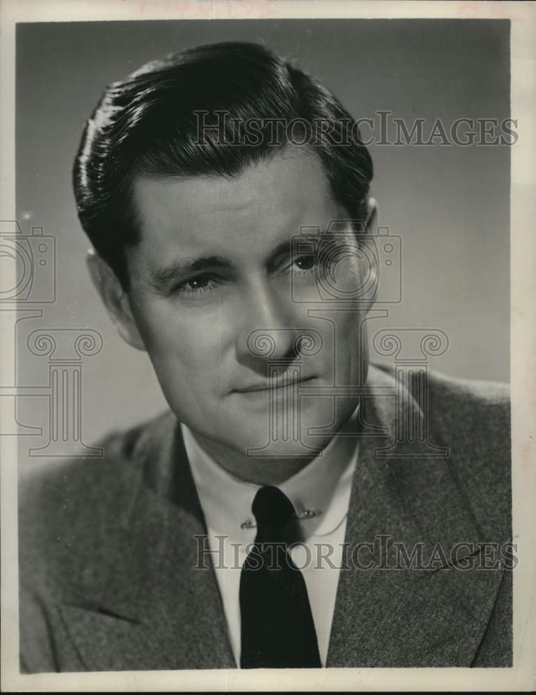 1957 Press Photo Author and journalist Eric Sevareid - hcx52609- Historic Images