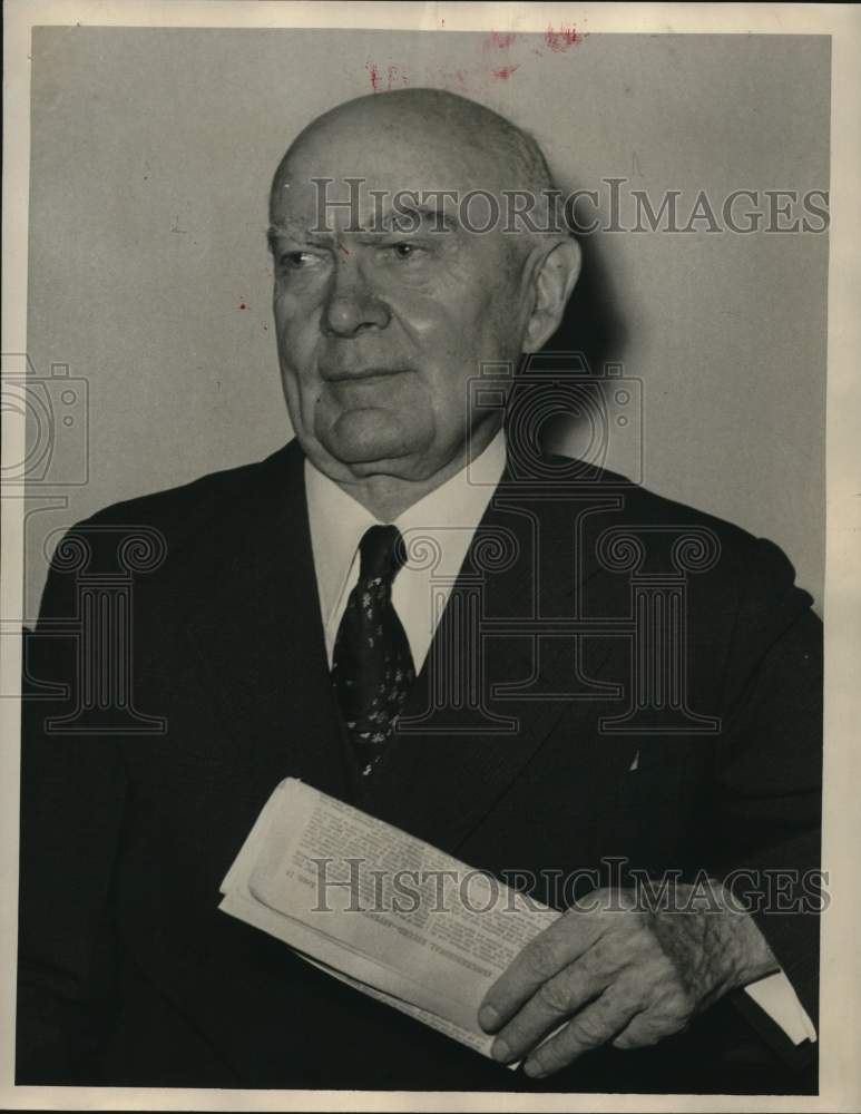 1943 Press Photo Congressman Hatton Sumners visits Houston, Texas - hcx53046- Historic Images