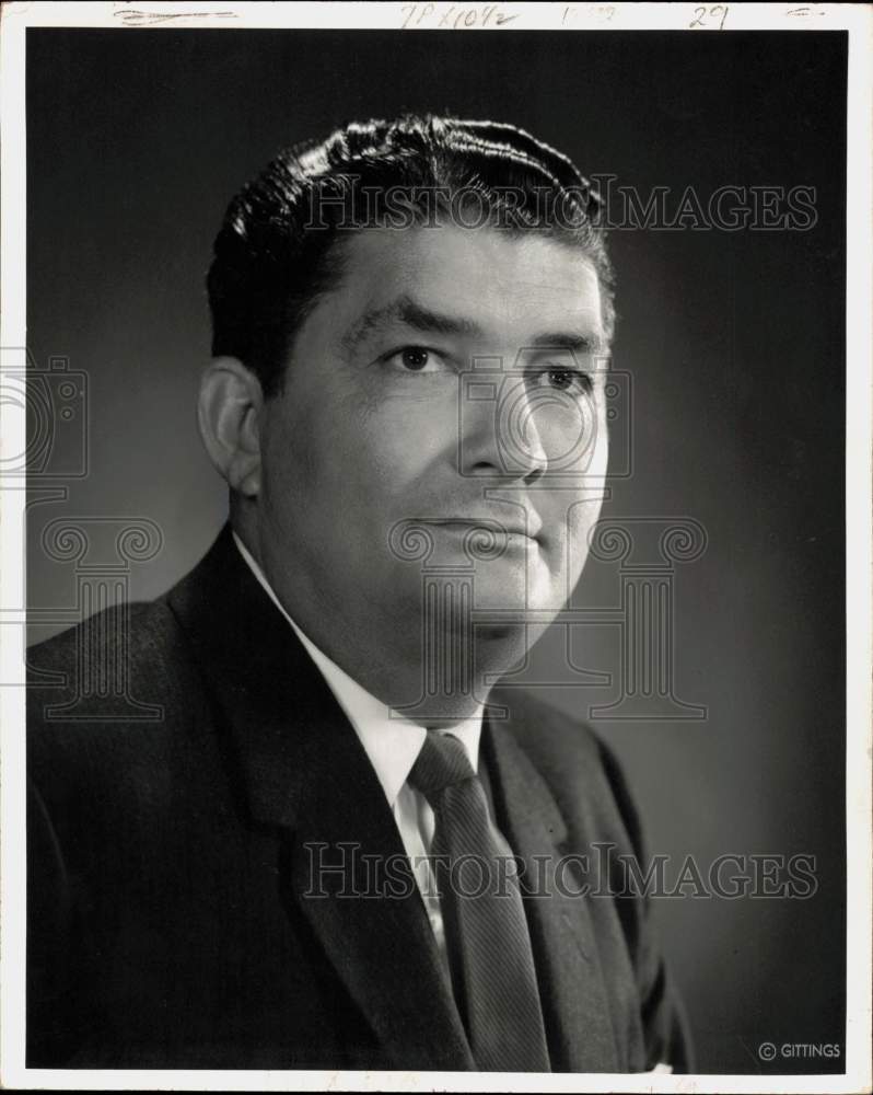 1969 Press Photo Wanda Petroleum President Thomas Morrow of Houston, Texas- Historic Images