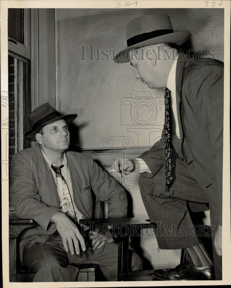 1949 Press Photo Ed Olive and Sigmond Weil - hcx53655- Historic Images