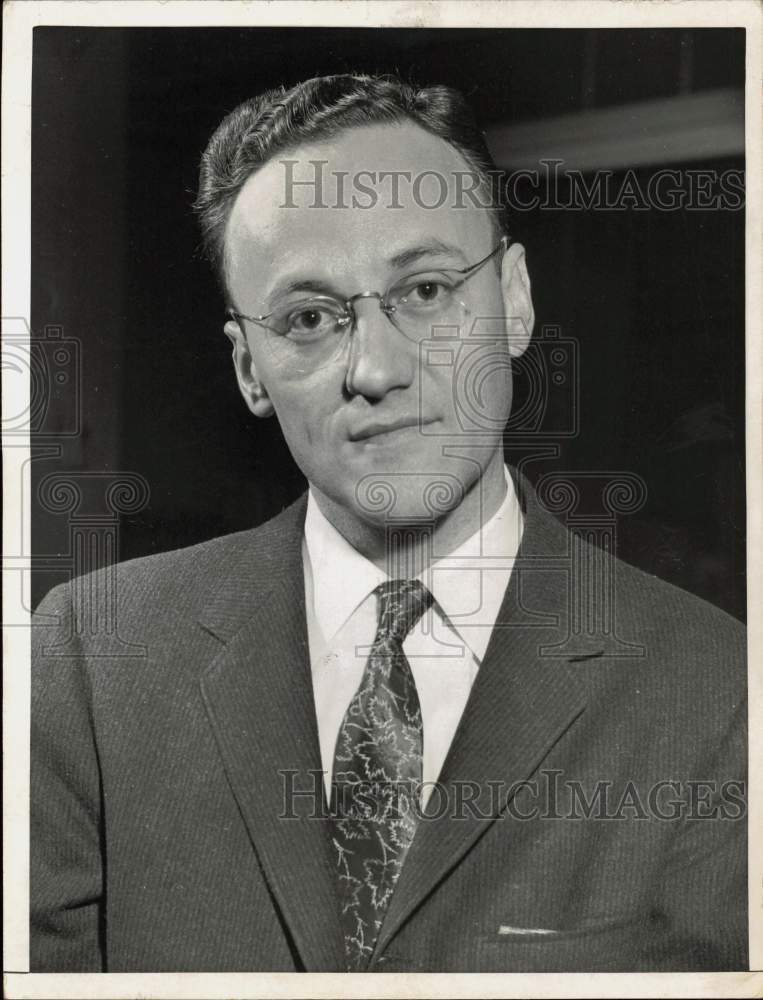 1959 Press Photo Scripps-Howard Writer John Troan - hcx53663- Historic Images