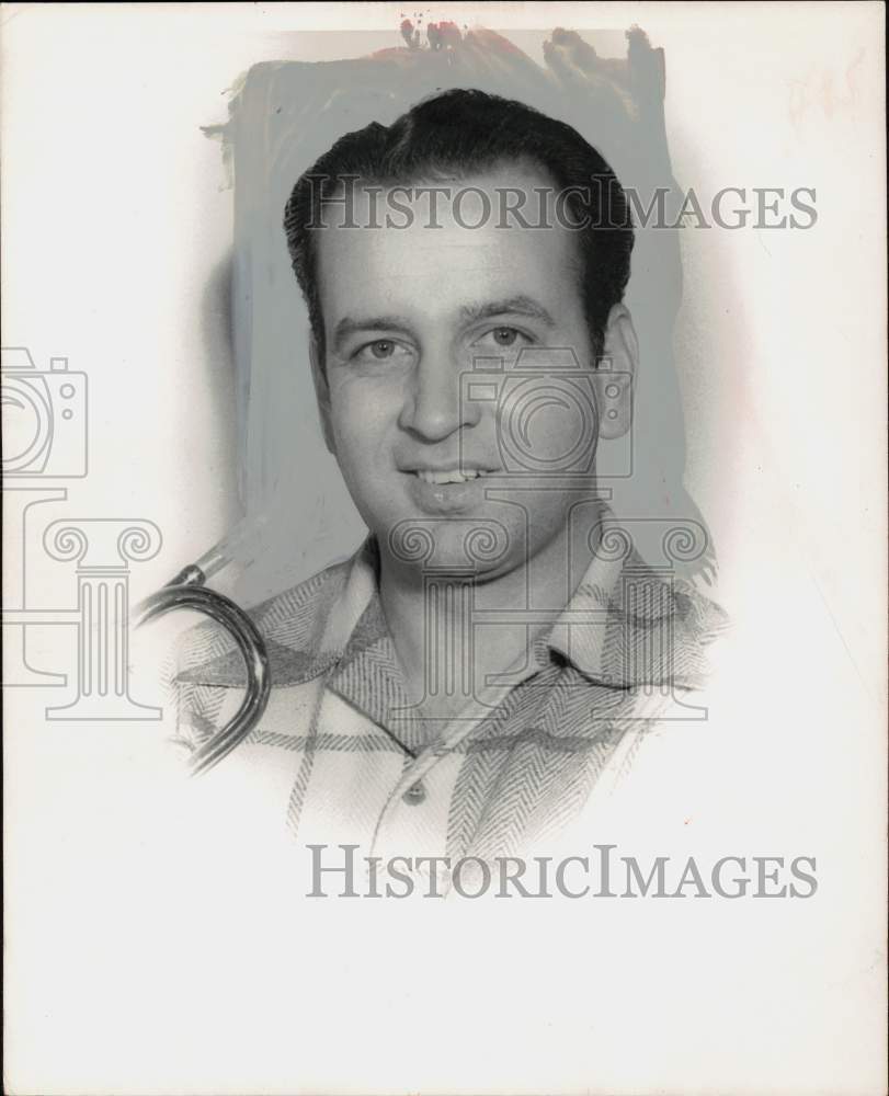 1953 Press Photo Musician Gabe Tucker - hcx53668- Historic Images