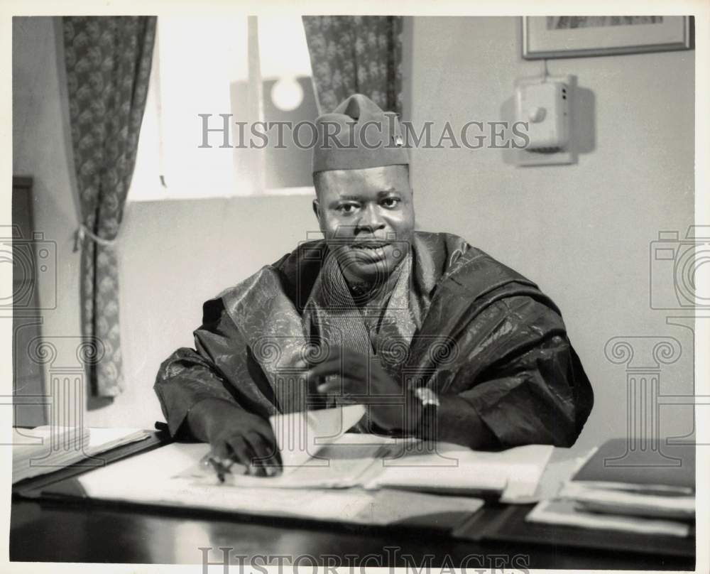 1960 Press Photo Premier of Eastern Nigeria Dr. M.I. Okpara - hcx53782- Historic Images