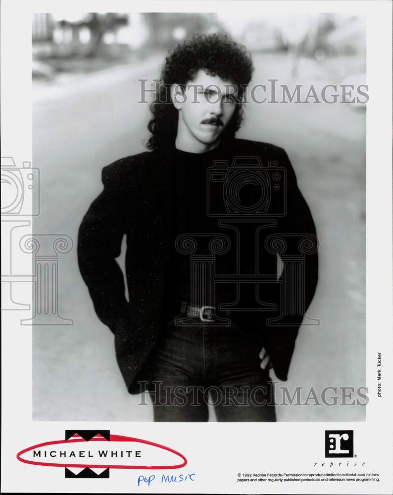 1992 Press Photo Pop Musician Michael White - hcx54171- Historic Images