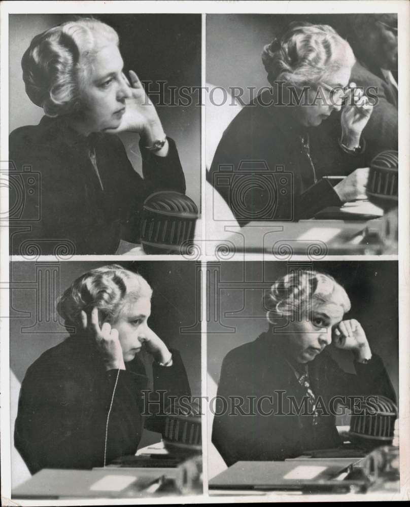 1953 Press Photo Vijaya Lakshmi Pandit, United Nations Assembly President- Historic Images