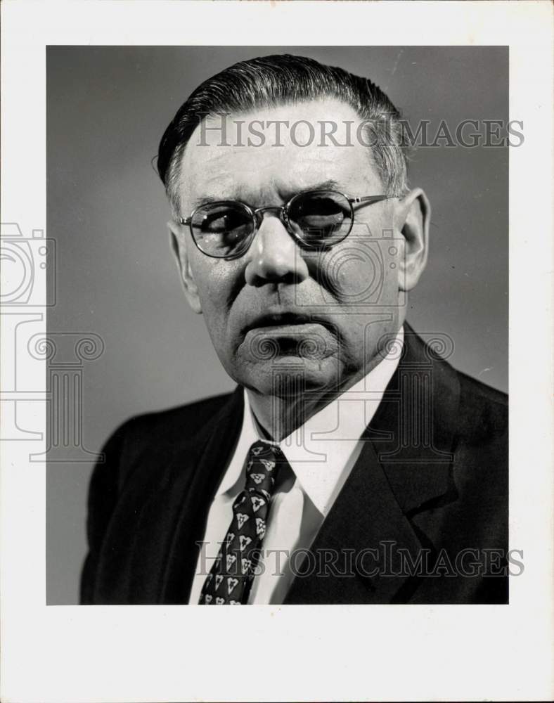 1956 Press Photo H.E. Murphee, Houston Chronicle Country Circulation Executive- Historic Images