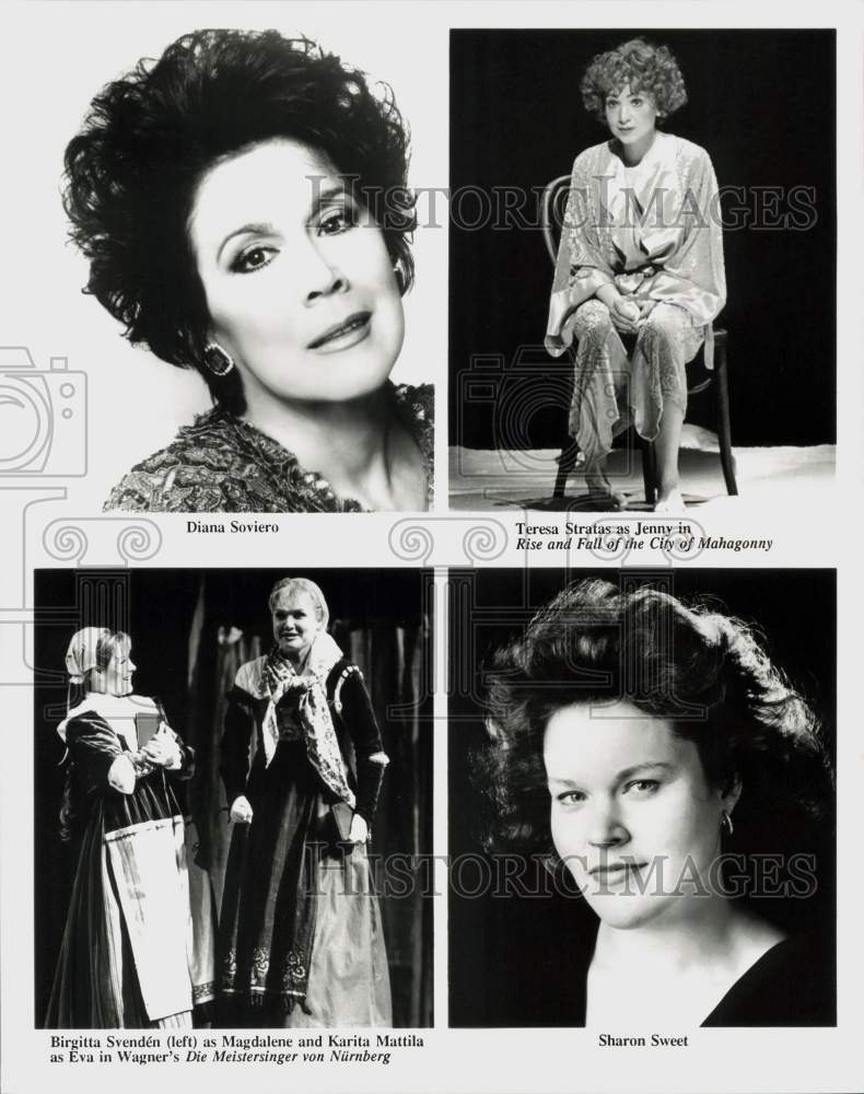 1996 Press Photo Noted performers of the Metropolitan Opera in New York- Historic Images