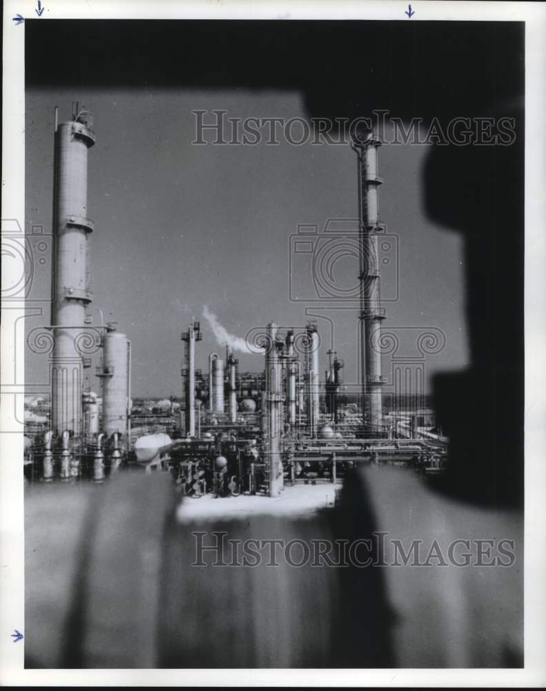 1969 Press Photo Firestone Petrochemical Center in Orange, Texas. - hpa04264- Historic Images