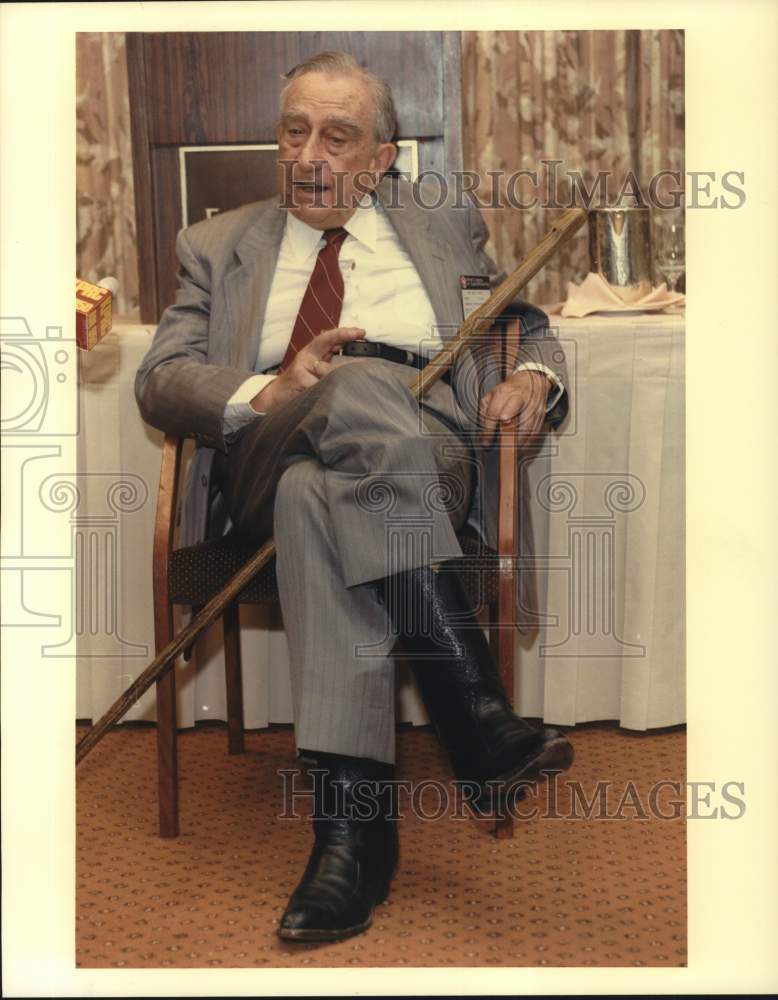 1990 Press Photo Dr. Edward Teller, Father of &quot;H&quot; bomb. - hpa09249- Historic Images