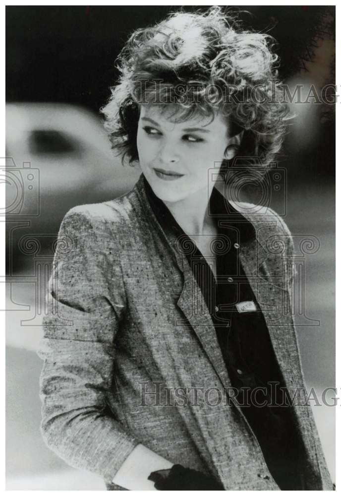 1985 Press Photo Women&#39;s Curly Short Hairstyle by Glemby - hpa16390- Historic Images